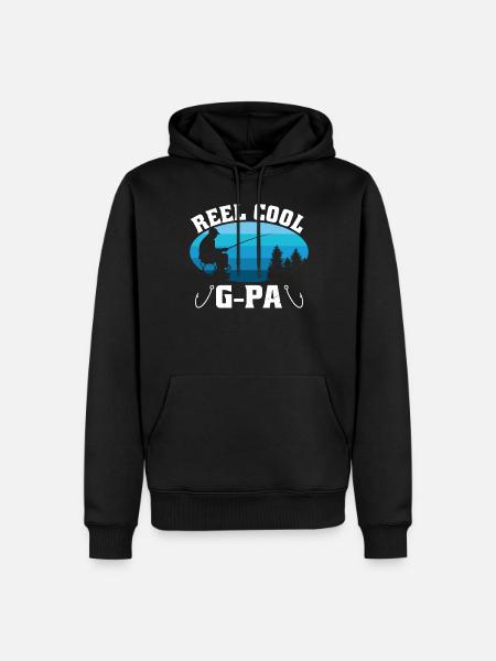 Reel Cool G Pa - Männer Premium Bio Hoodie - Schwarz