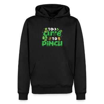 Zu Süß, Um Den Irischen Stolz St. Patricks Day Zu - Männer Premium Bio Hoodie - Schwarz - Vorne - Nico (187cm)