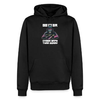 Hacker Programmer Developer Computer Science - Men’s Premium Organic Hoodie - black - Front - Nico (187cm)