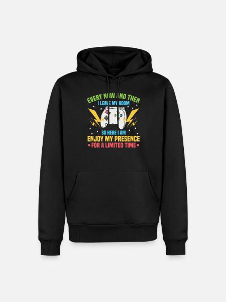 Gaming Design for Gamer - Men’s Premium Organic Hoodie - black