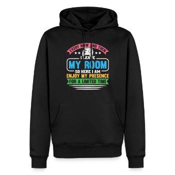 Gaming Design for Gamer - Männer Premium Bio Hoodie - Schwarz - Vorne - Nico (187cm)