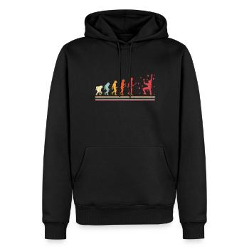 Wandklettern Boulderender Kletterfelswand - Männer Premium Bio Hoodie - Schwarz - Vorne - Nico (187cm)