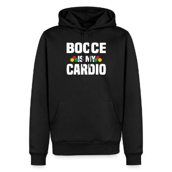 Boccia Petanque Boule Bocciaspieler Lyonnais - Männer Premium Bio Hoodie - Schwarz - Vorne - Nico (187cm)