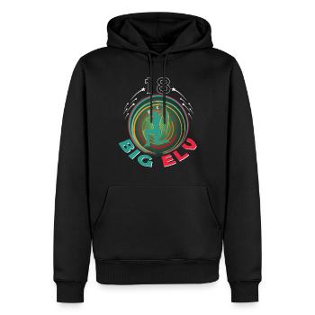 18 Jahre Elfen Geburtstag Fantasie - Männer Premium Bio Hoodie - Schwarz - Vorne - Nico (187cm)