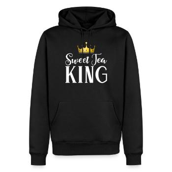 Sweet Tea Lover Gifts - Men’s Premium Organic Hoodie - black - Front - Nico (187cm)