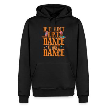 Line Dancing Cowboy Boots Western - Männer Premium Bio Hoodie - Schwarz - Vorne - Nico (187cm)