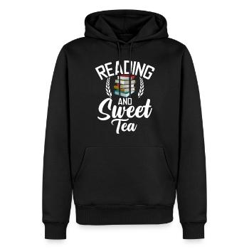 Sweet Tea Lover Gifts - Men’s Premium Organic Hoodie - black - Front - Nico (187cm)