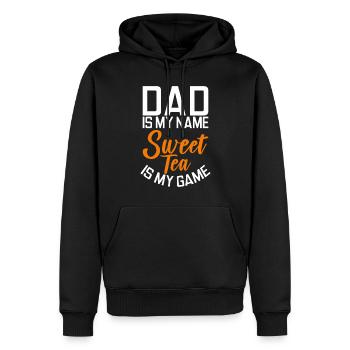 Süßer Tee Liebhaber Geschenke - Männer Premium Bio Hoodie - Schwarz - Vorne - Nico (187cm)