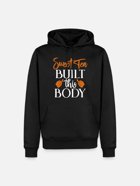 Süßer Tee Liebhaber Geschenke - Männer Premium Bio Hoodie - Schwarz