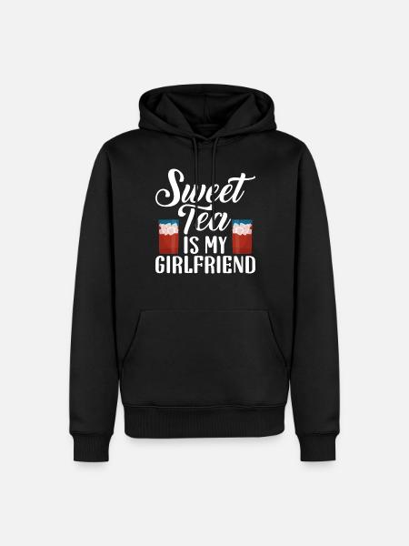 Süßer Tee Liebhaber Geschenke - Männer Premium Bio Hoodie - Schwarz