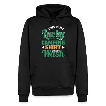 Dies Ist Mein Glück Camping Nicht - Männer Premium Bio Hoodie - Schwarz - Vorne - Nico (187cm)