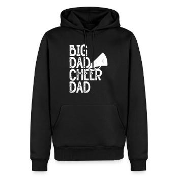 Cheerleader - Sweat à capuche Premium bio Homme - noir - Devant - Nico (187cm)