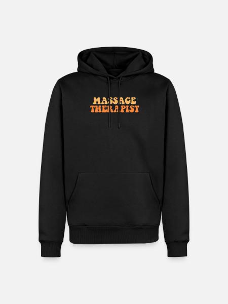 Massage Therapist - Männer Premium Bio Hoodie - Schwarz