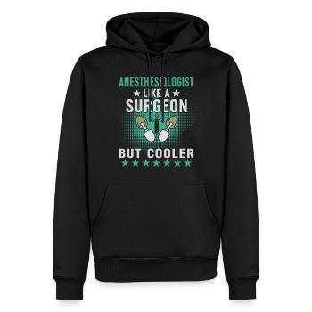 Medizin -Propofol -Anästhesiologie - Männer Premium Bio Hoodie - Schwarz - Vorne - Nico (187cm)