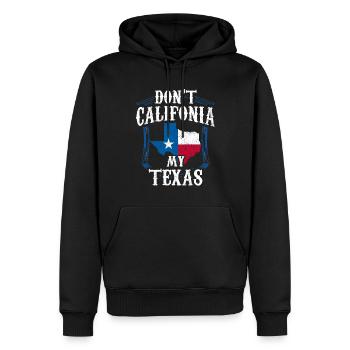 Kalifornien Texas Sprüche Texaner Texanisch Stolz - Männer Premium Bio Hoodie - Schwarz - Vorne - Nico (187cm)