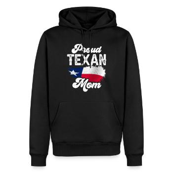 Stolze Texanische Mutter Texanisch Texas Texaner - Männer Premium Bio Hoodie - Schwarz - Vorne - Nico (187cm)