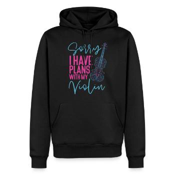 Violin Violinist Sorry I Have - Männer Premium Bio Hoodie - Schwarz - Vorne - Nico (187cm)