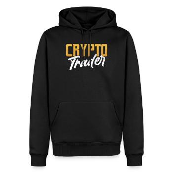 Krypto Händler Crypto Traden Trader Trading - Männer Premium Bio Hoodie - Schwarz - Vorne - Nico (187cm)