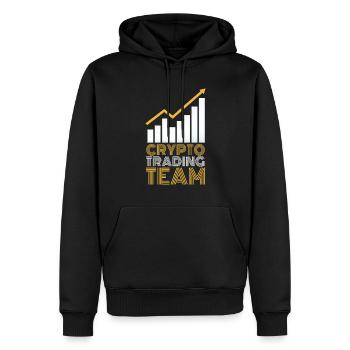 Krypto Trading Team Trader Crypto Traden - Männer Premium Bio Hoodie - Schwarz - Vorne - Nico (187cm)