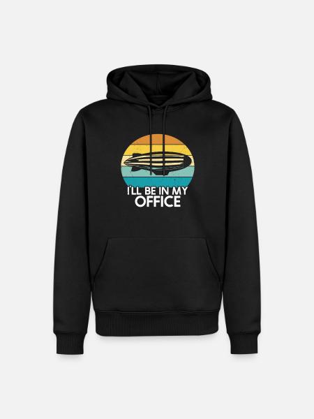 Zeppelin - Men’s Premium Organic Hoodie - black