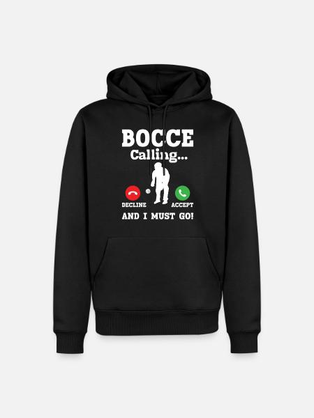 Bocce - Men’s Premium Organic Hoodie - black