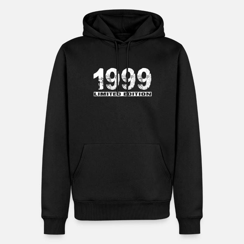 Édition limitée 1999 - Sweat à capuche Premium bio Homme - noir