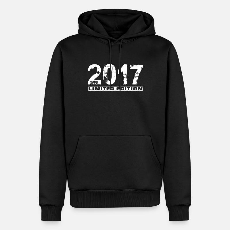 Édition Limitée 2017 - Sweat à capuche Premium bio Homme - noir