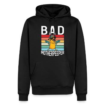 Cadeaux de poulet Propriétaire de poulet - Sweat à capuche Premium bio Homme - noir - Devant - Nico (187cm)