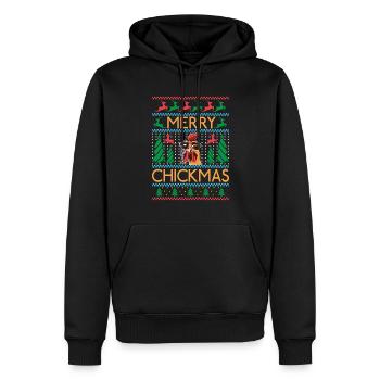Cadeaux de poulet Propriétaire de poulet - Sweat à capuche Premium bio Homme - noir - Devant - Nico (187cm)
