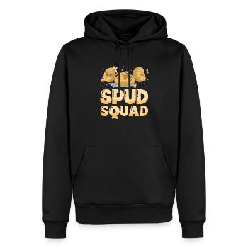 Spud Squad Potato Lover Vegetarian Tater Dead - Sweat à capuche Premium bio Homme - noir - Devant - Nico (187cm)