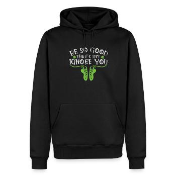 Irischer Tanz - Männer Premium Bio Hoodie - Schwarz - Vorne - Nico (187cm)