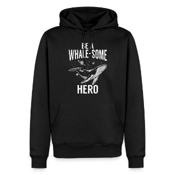 Killerwal Schwertwal Wale beobachten Orca Wal - Männer Premium Bio Hoodie - Schwarz - Vorne - Nico (187cm)