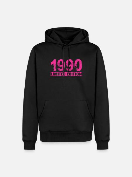 Limited Edition 1990 - Men’s Premium Organic Hoodie - black