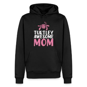 Turtle Owner Gift Turtle Lover - Men’s Premium Organic Hoodie - black - Front - Nico (187cm)
