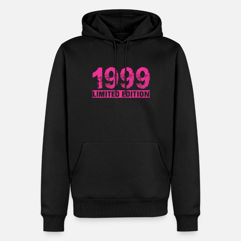 Édition limitée 1999 - Sweat à capuche Premium bio Homme - noir