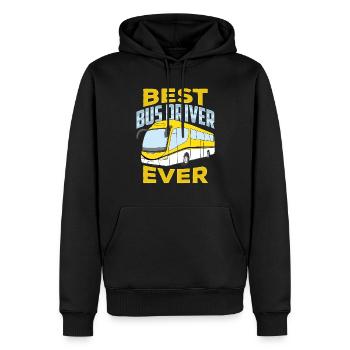 Bester Busfahrer Aller Zeiten Busfahren Reisebus - Männer Premium Bio Hoodie - Schwarz - Vorne - Nico (187cm)