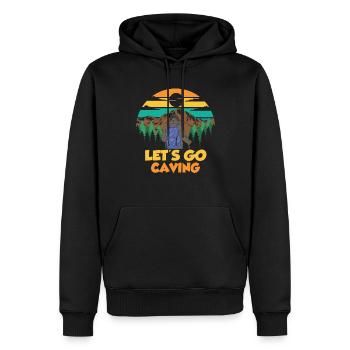 Gehen Wir In Die Höhle Höhlenwandern Caving Cave - Männer Premium Bio Hoodie - Schwarz - Vorne - Nico (187cm)