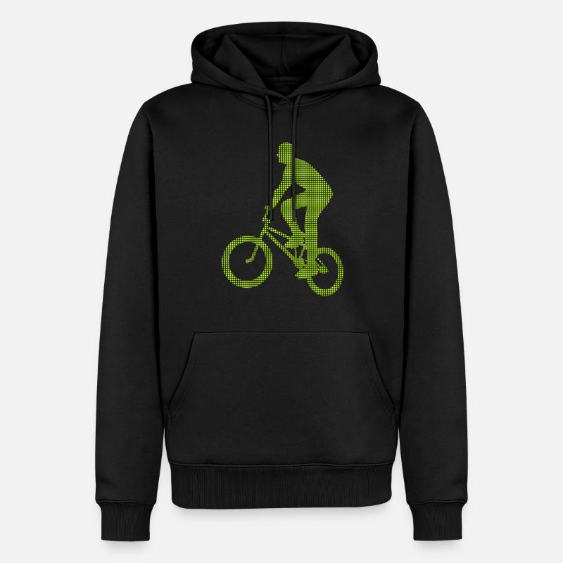 Bmx - Männer Premium Bio Hoodie - Schwarz