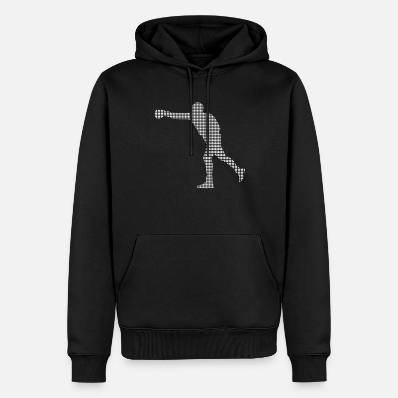 Boxe - Sweat à capuche Premium bio Homme - noir