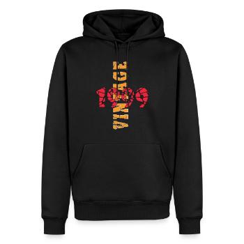 1999 Jahrgang Geburtstagsgeschenk - Männer Premium Bio Hoodie - Schwarz - Vorne - Nico (187cm)