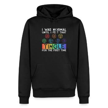 Reiki Praktizierende Und Ganzheitliches Reiki - Sweat à capuche Premium bio Homme - noir - Devant - Nico (187cm)