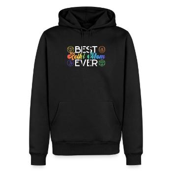 Mutter Reiki Meisterin Mutter - Männer Premium Bio Hoodie - Schwarz - Vorne - Nico (187cm)