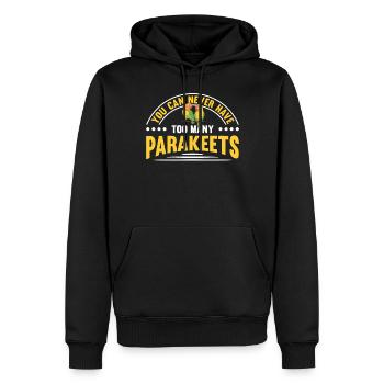 Sittiche Kann Man Nie Genug Haben - Männer Premium Bio Hoodie - Schwarz - Vorne - Nico (187cm)