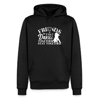 Ballsaal - Männer Premium Bio Hoodie - Schwarz - Vorne - Nico (187cm)