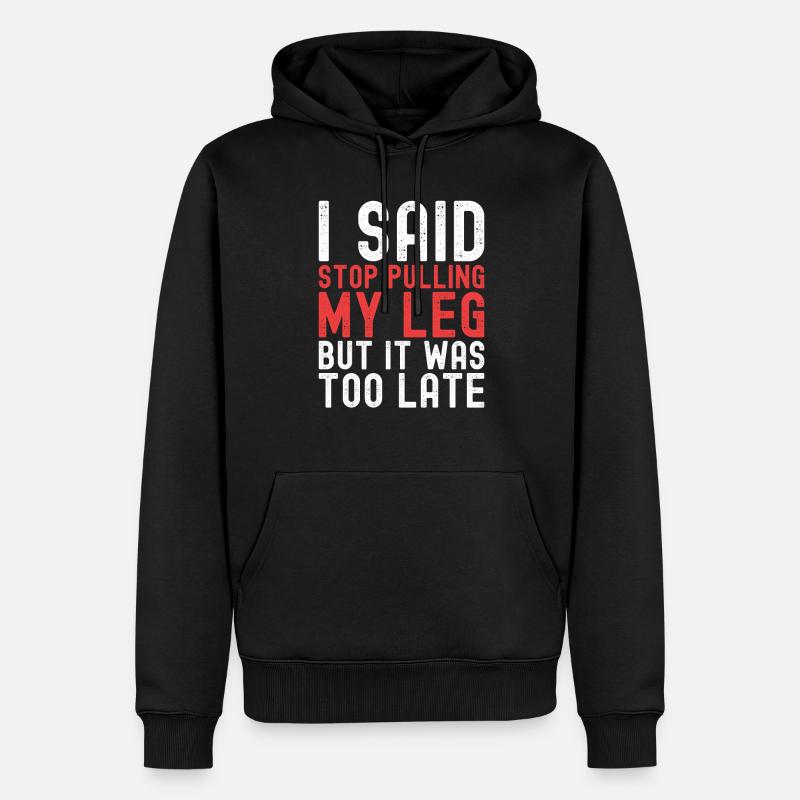 Amputation - Männer Premium Bio Hoodie - Schwarz
