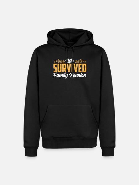 We survived family reunification - Men’s Premium Organic Hoodie - black