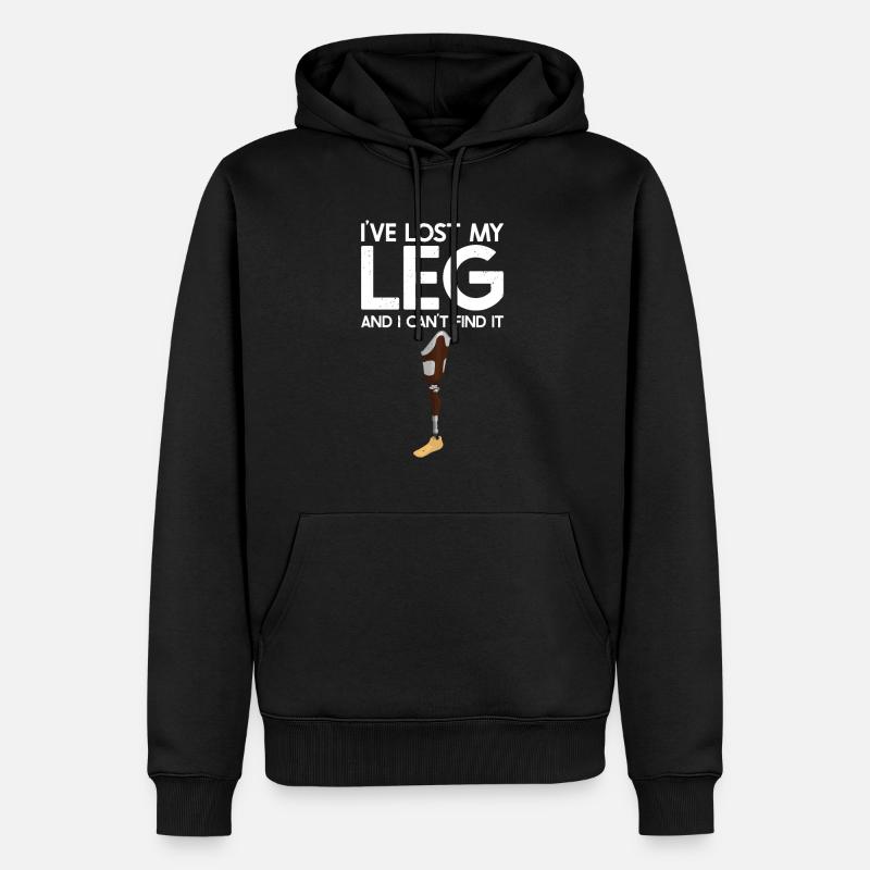 Amputation - Männer Premium Bio Hoodie - Schwarz