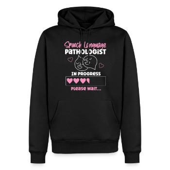 Speech Therapist Therapy Assistant - Männer Premium Bio Hoodie - Schwarz - Vorne - Nico (187cm)