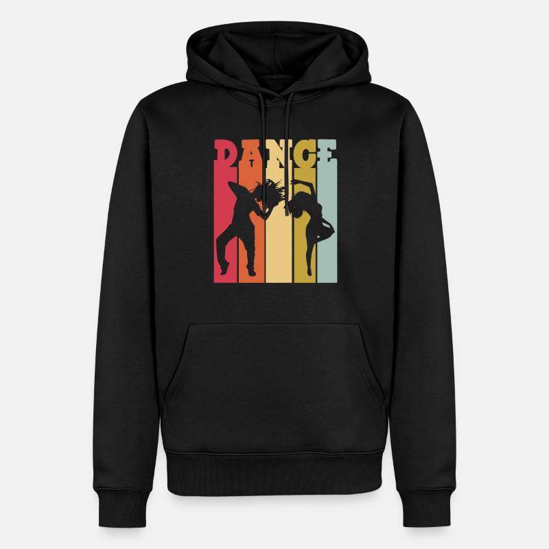 Break Dance - Männer Premium Bio Hoodie - Schwarz