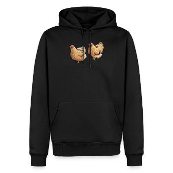Brahma Chicken I Chicken Poultry Motif pour - Sweat à capuche Premium bio Homme - noir - Devant - Nico (187cm)